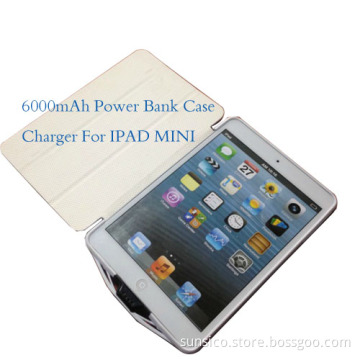 6000mAh Power Bank/ Case Charger for iPad/ iPad Mini 6000mAh Case